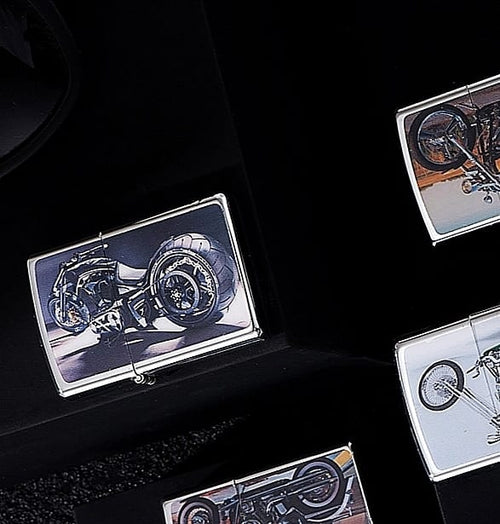 MOTORCYCLE ZIPPO LIGHTER