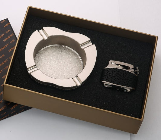 HONEST PREMIUM ASHTRAY AND LIGHTER